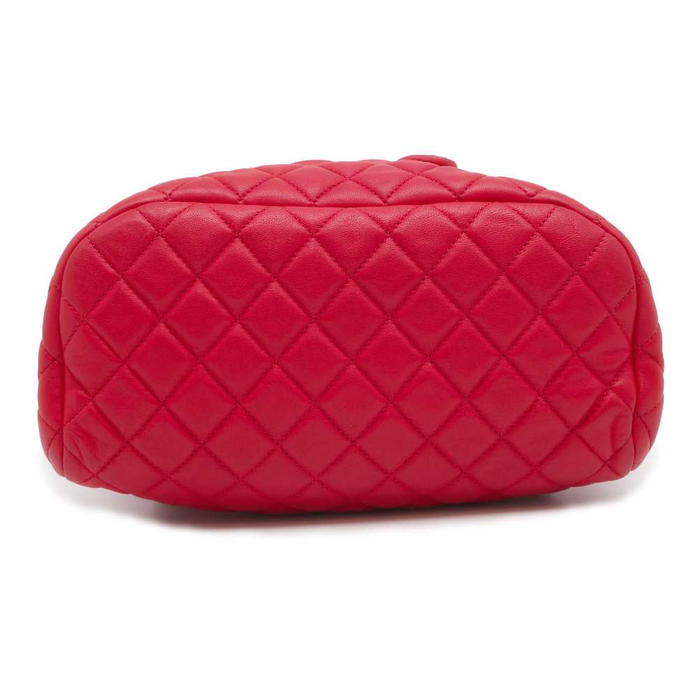 CHANEL Matelasse Urban Spirit Backpack RedA91122 Lambskin Size Large