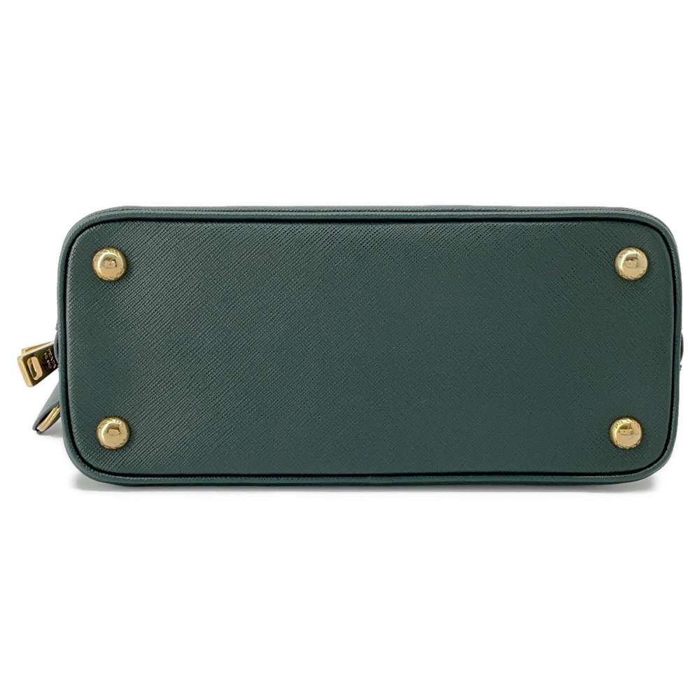 PRADA Saffiano LeatherLux Leather 2WAY Handbag Green BL0838 Saffiano LeatherLux Leather