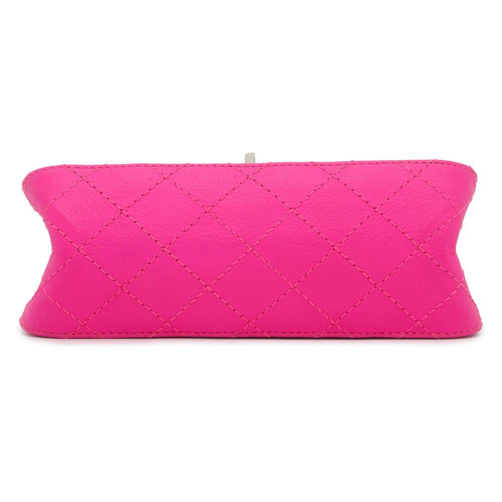 CHANEL 2.55 ChainShoulder Bag shocking pinkAS0874 Leather Size Mini