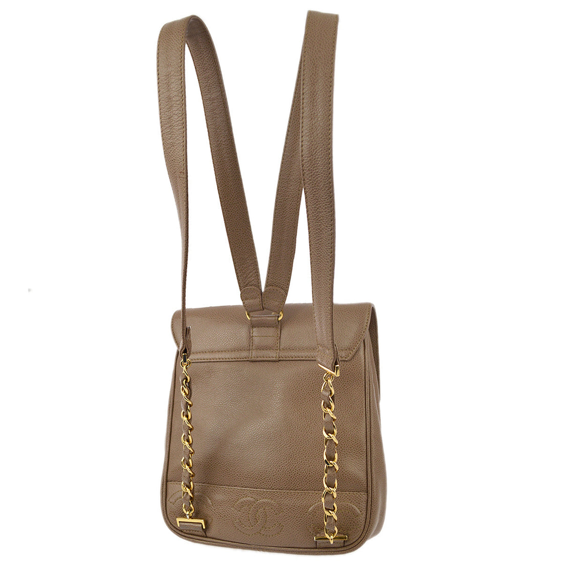 New 1:1 Rep Top Quality Chanel * Brown Caviar Triple CC Backpack