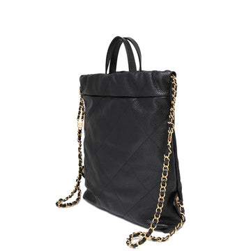 CHANEL CHANEL22 Backpack BlackAS3859 Caviar Leather