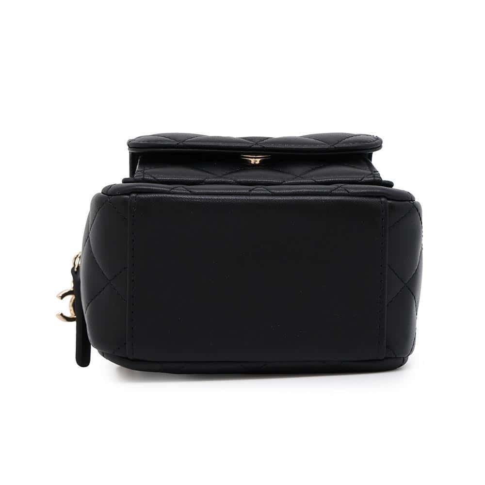 CHANEL Matelasse Backpack BlackAP3753 Lambskin