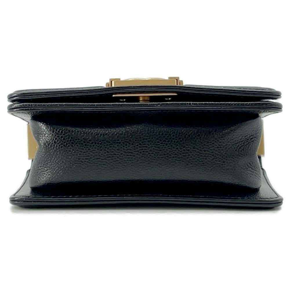 CHANEL Boy Chanel ChainShoulder Bag BlackA67364 Caviar Leather Size Mini