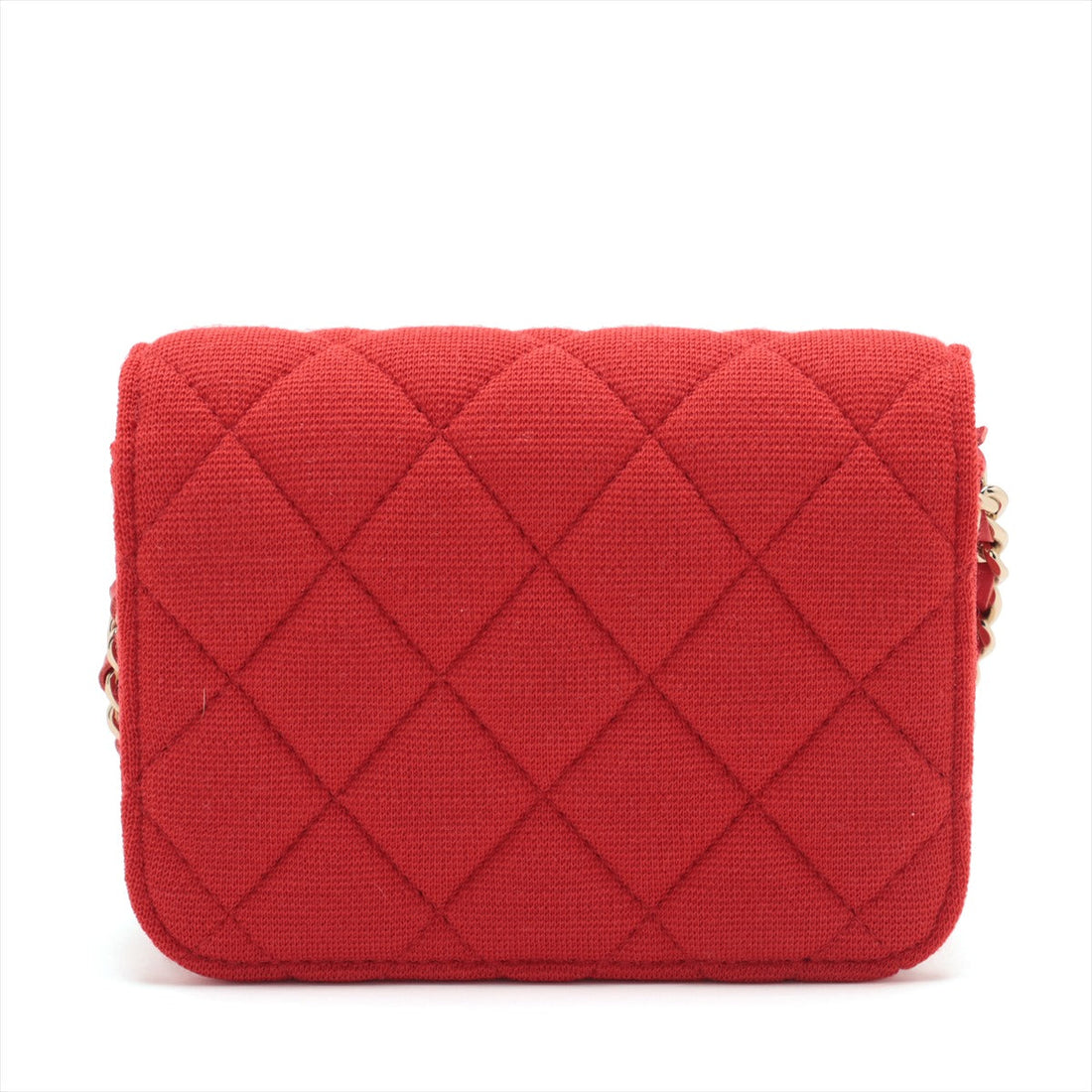 New 1:1 Rep Top Quality Chanel Mini Matrasse Cotton Chain Shoulder Bag Red G  Nonevelty
