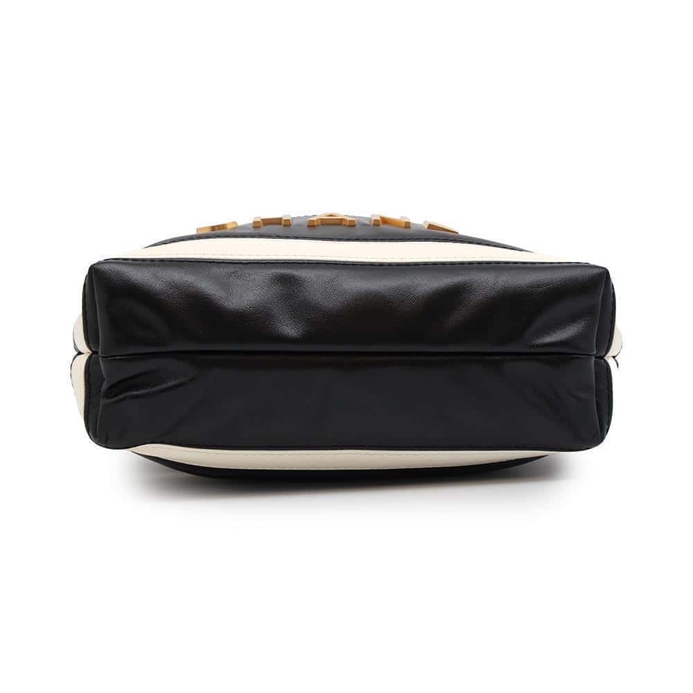 CHANEL CHANEL22 Handbag Black/WhiteAS3980 Calf Leather Size Mini