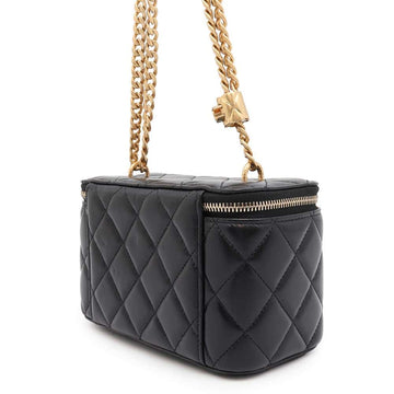 CHANEL Matelasse Chain Vanity BlackAP3044 Lambskin