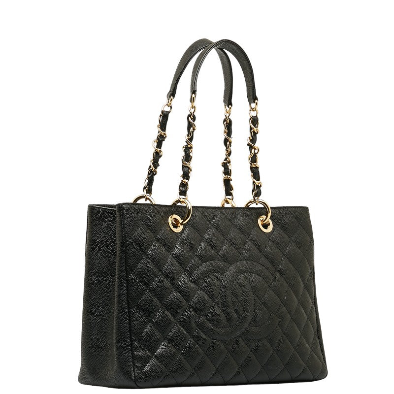 New 1:1 Rep Top Quality Chanel GT Cocomark Chain  Bag Black Caviar S Lady Chanel