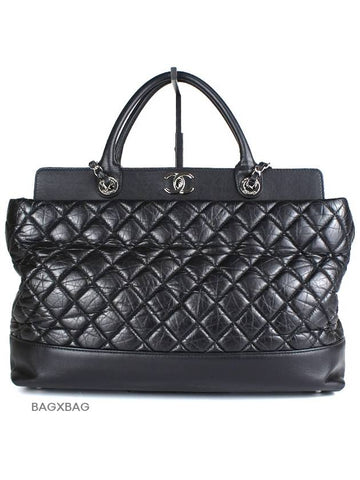 CH Portobello Medium Black Silver Plate CH41BG184 Chanel