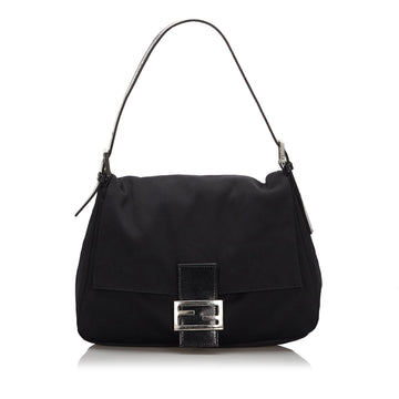 Fendi Black Cotton Fabric Mamma Forever Italy