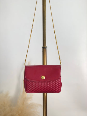 CELINE  Chain Shoulder bag Red New 1:1 vap3df