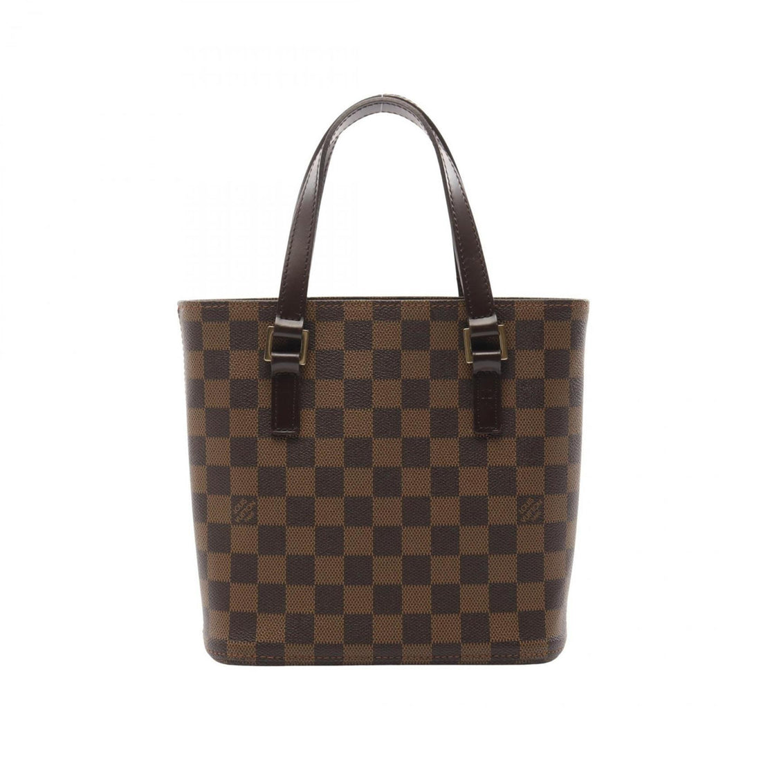 Louis Vuitton  Ebene Coated Canvas Leather Handbag