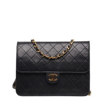 New 1:1 Rep Top Quality Chanel Matrases Coco Pushlock Chain Shoulder Bag Black  S  Chanel