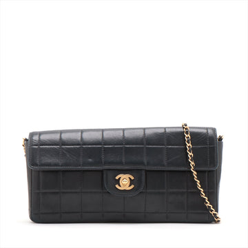 New 1:1 Rep Top Quality Chanel Chocolate Bar in Chain Shoulder Bag Black Gold  6th