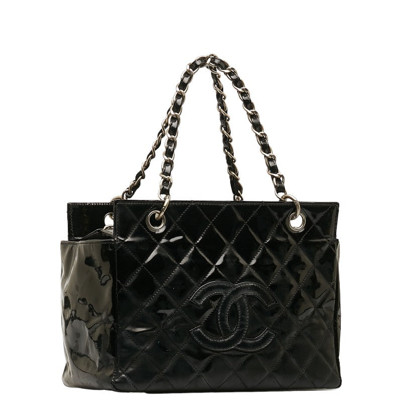 New 1:1 Rep Top Quality Chanel Matrases Cocomark Chain houlder Bag Black Silver Emmeline  Chanel