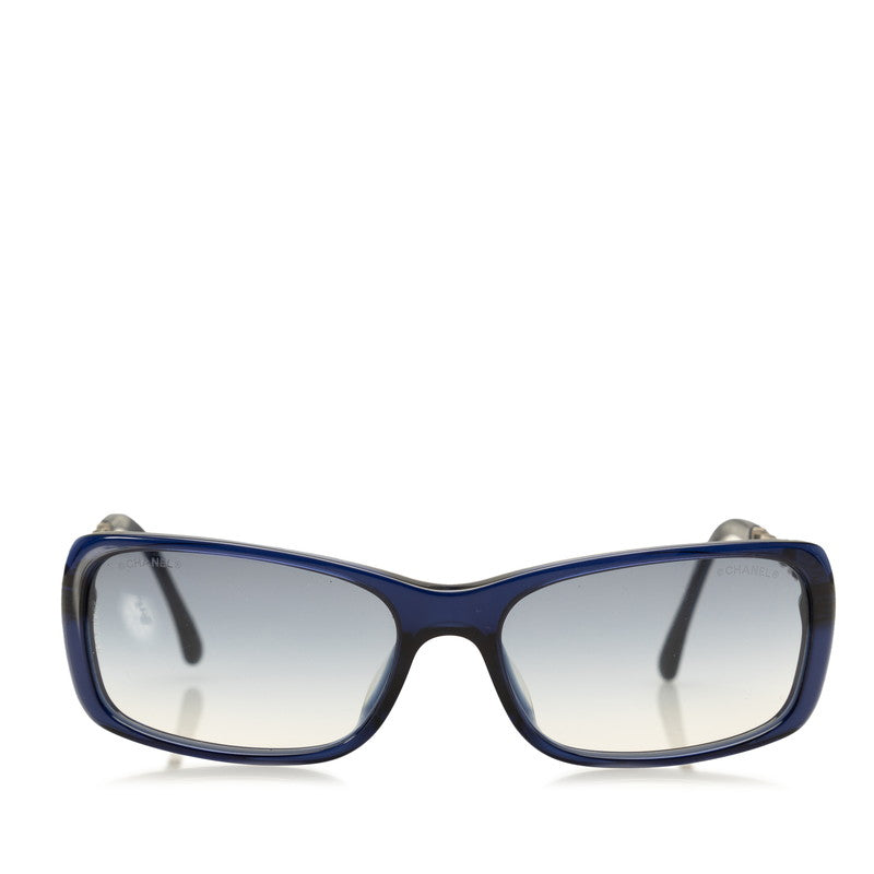 New 1:1 Rep Top Quality Chanel Cocomark un Glasses Blue Silver  Lady Chanel
