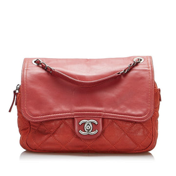 New 1:1 Rep Top Quality Chanel Cocomark Chain houlder Bag Red Leather Lady Chanel