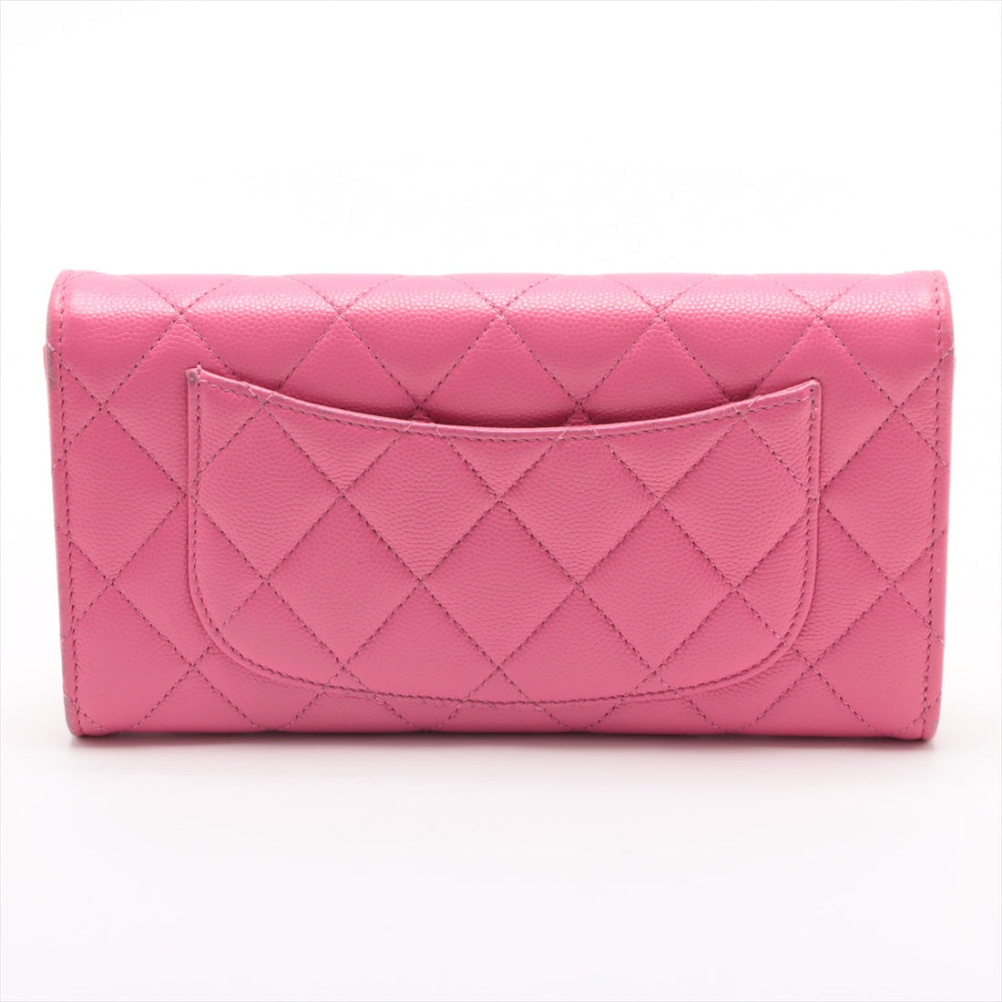 New 1:1 Rep Top Quality Chanel Matrasse Caviar S Wallet Pink Gold  Random