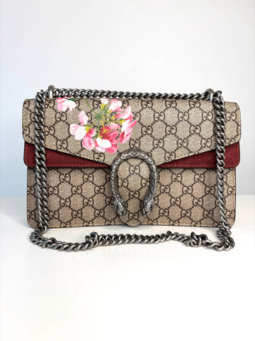 Gucci Dionysus GG Blooms Supreme Shoulder Bag - Pre