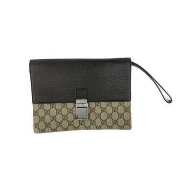 Gucci  GG Monogram Clutch with Retractable Strap