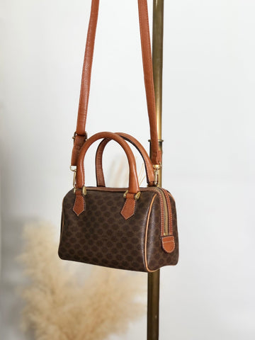 CELINE Macadam Two-way Handbag Shoulder bag Brown New 1:1 mncvkw