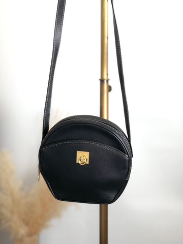 CELINE Gancini Round Shoulder bag Black New 1:1 8b4h8c