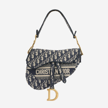 Dior - Medium Saddle Bag - Oblique Canvas GHW -  - 2021