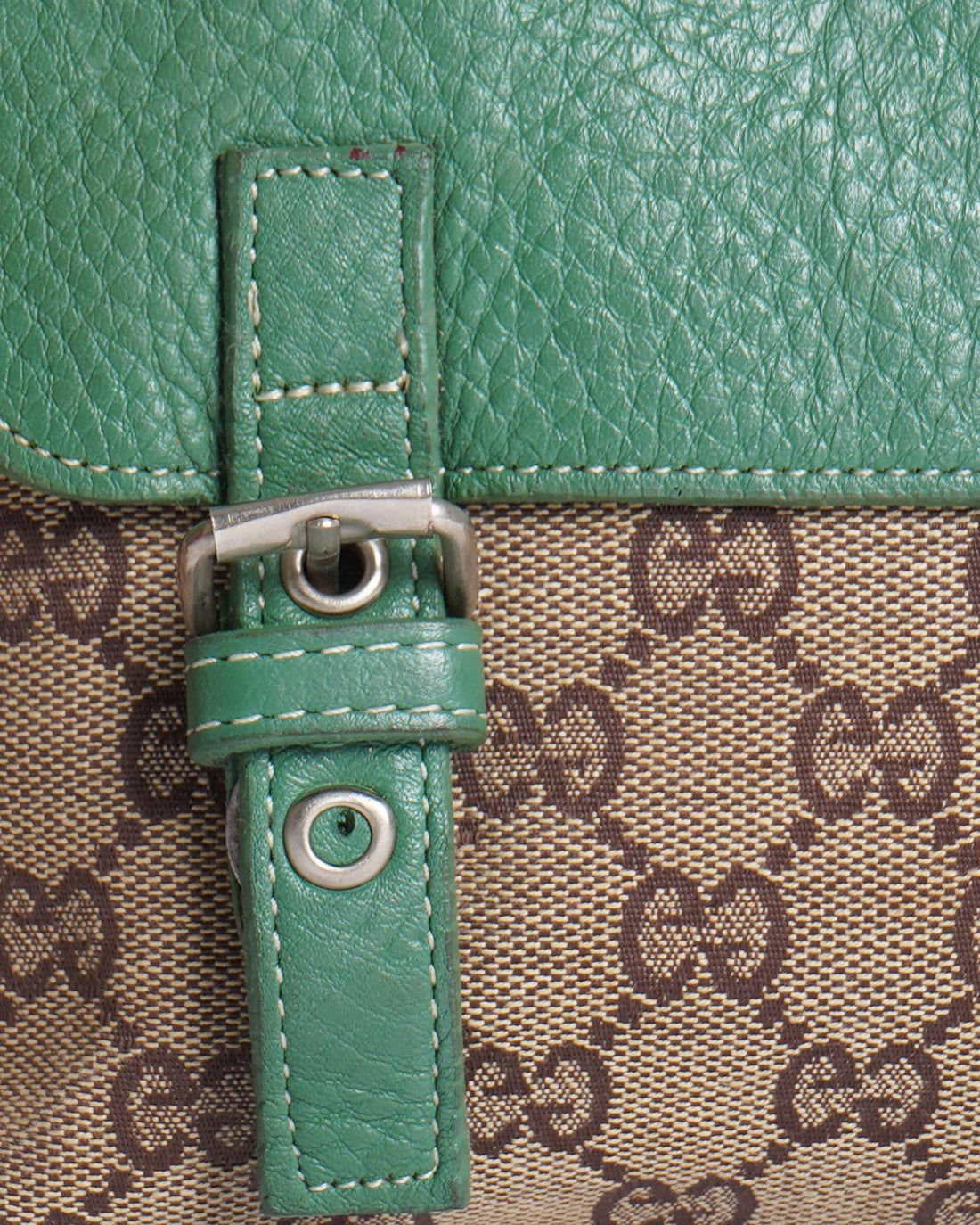 Gucci gg canvas waist bag