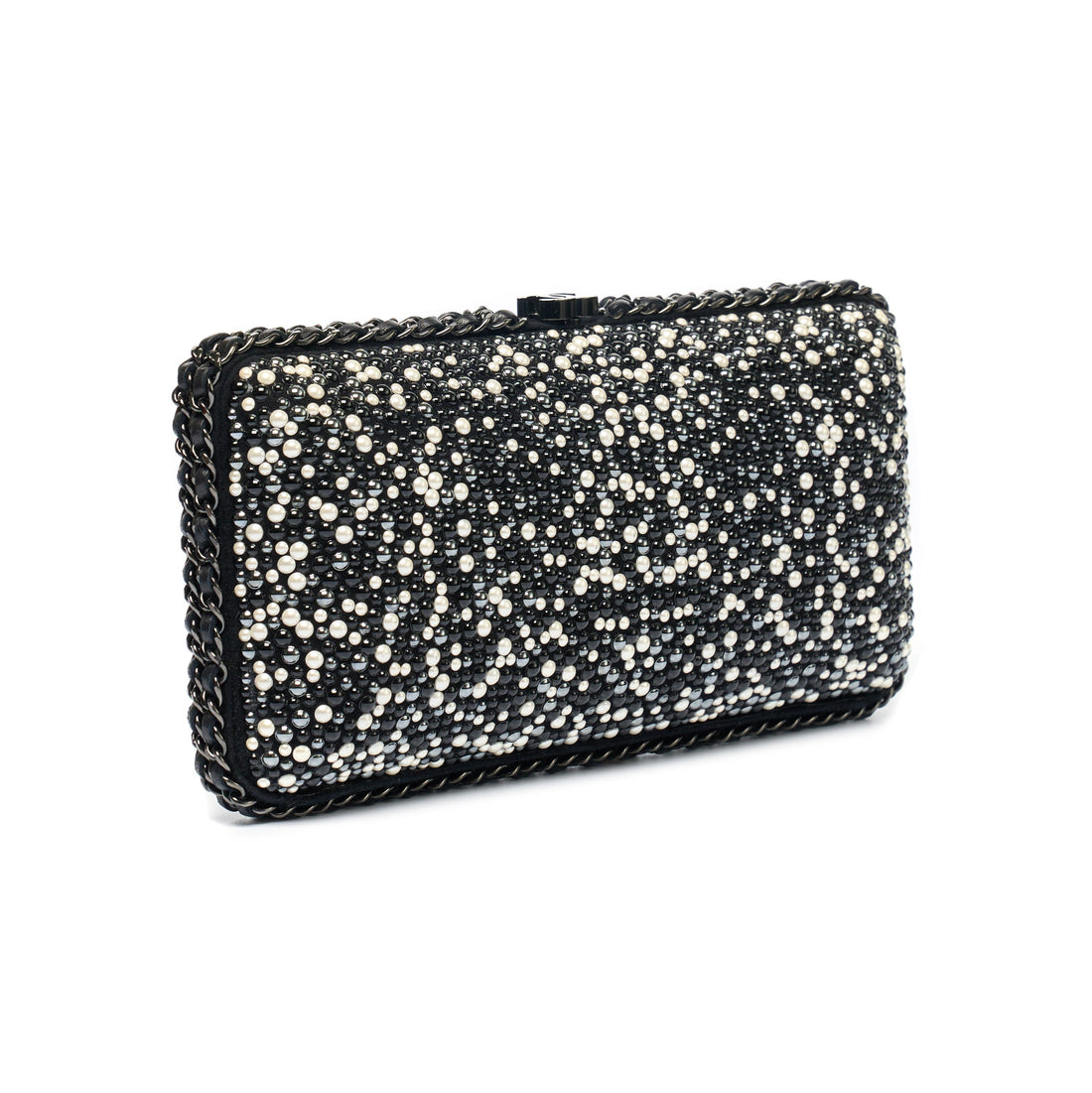Top Quality Chanel Beaded Pearl Clutch