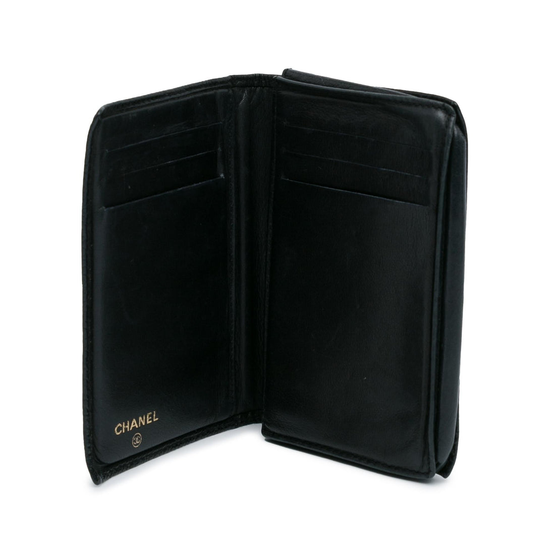 Top Quality Chanel CC Caviar Bi Fold Card Holder (SHG-GcMVGD)