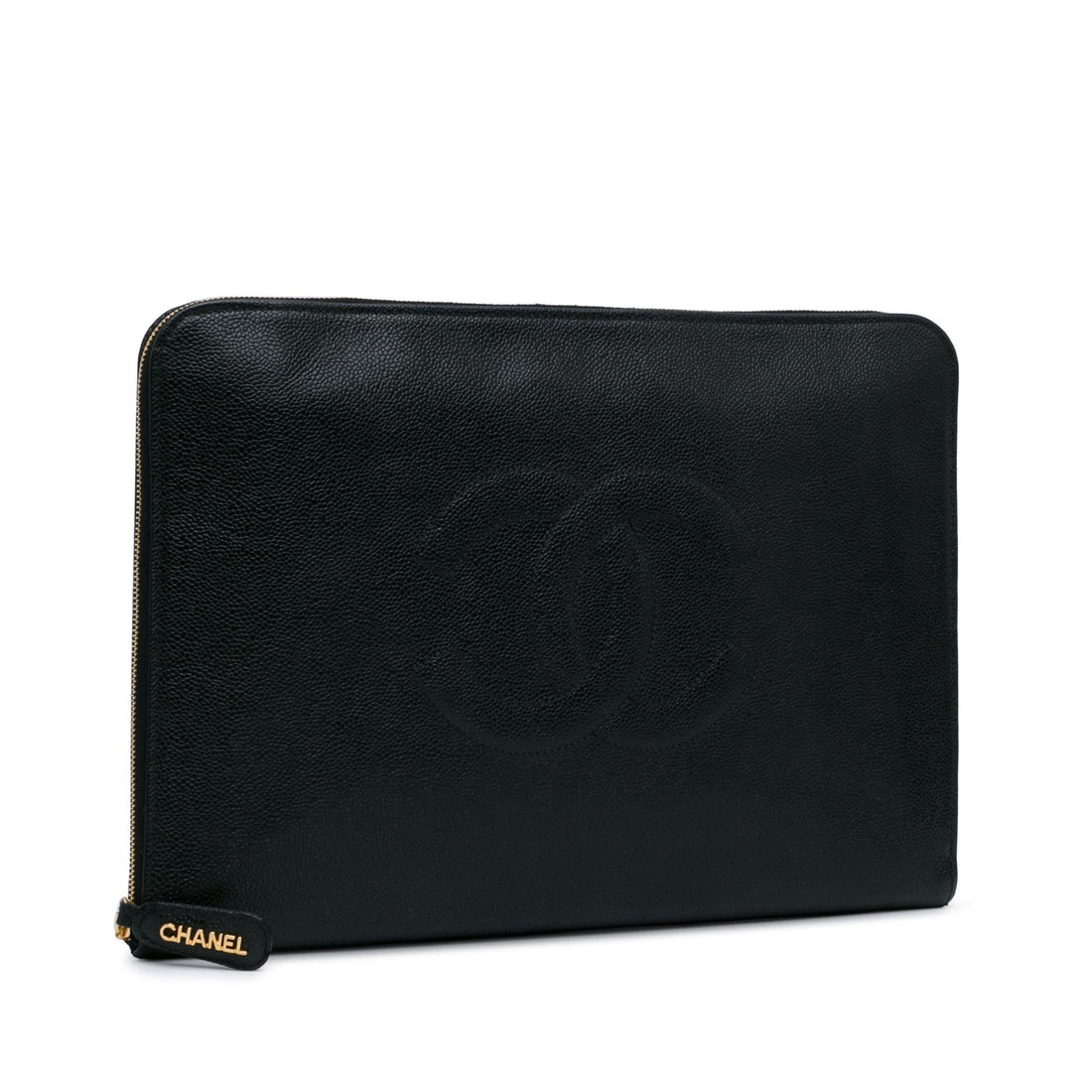 Top Quality Chanel CC Caviar Documents Portfolio Clutch (SHG-wlh1nQ)