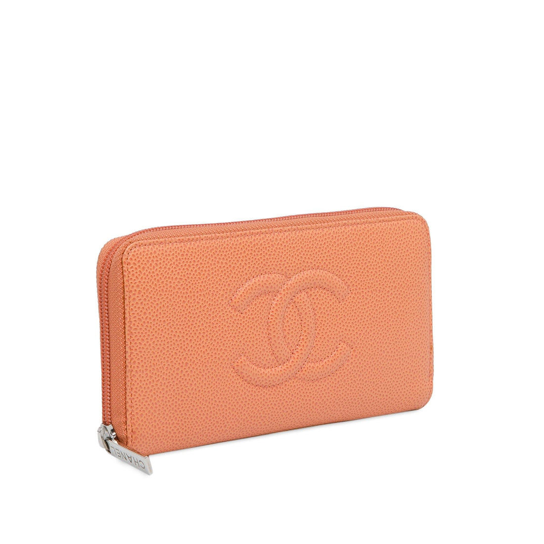 Top Quality Chanel CC Caviar Leather Zip Around Long Wallet (SHG-M5pi7x)