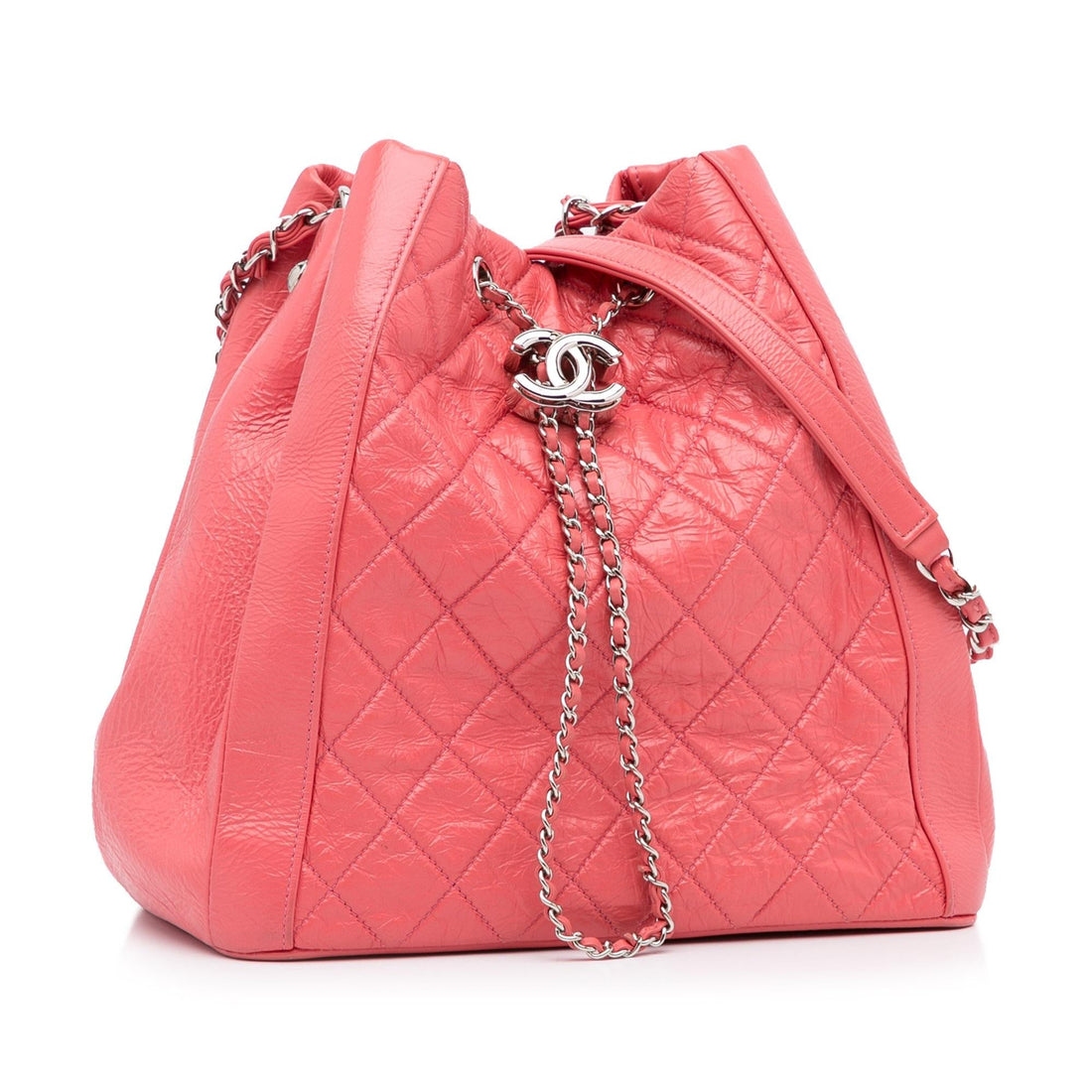 Top Quality Chanel CC Chain Drawstring Bucket Bag (SHG-nXJ6uF)