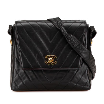 Top Quality Chanel CC Chevron Lambskin Flap (SHG-heVP0G)