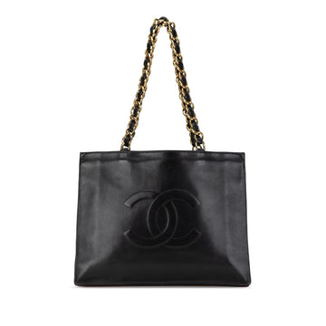 Top Quality Chanel CC Lambskin Chain Tote (SHG-wGZbH7)