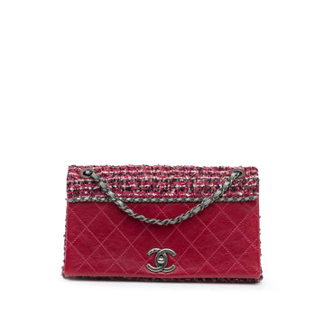 Top Quality Chanel CC Lambskin and Tweed Flap (SHG-PCFyOe)