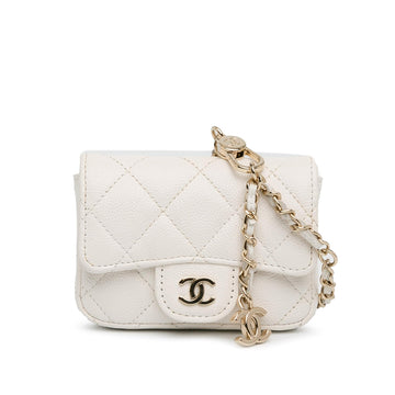 Top Quality Chanel CC Quilted Caviar Belt Bag (SHG-EZD7VW)