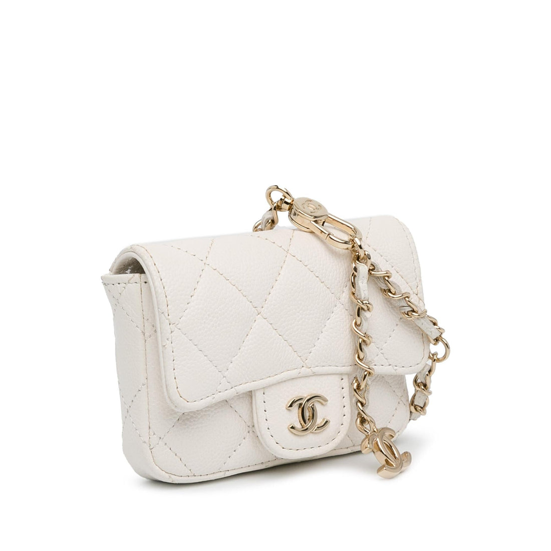 Top Quality Chanel CC Quilted Caviar Belt Bag (SHG-EZD7VW)