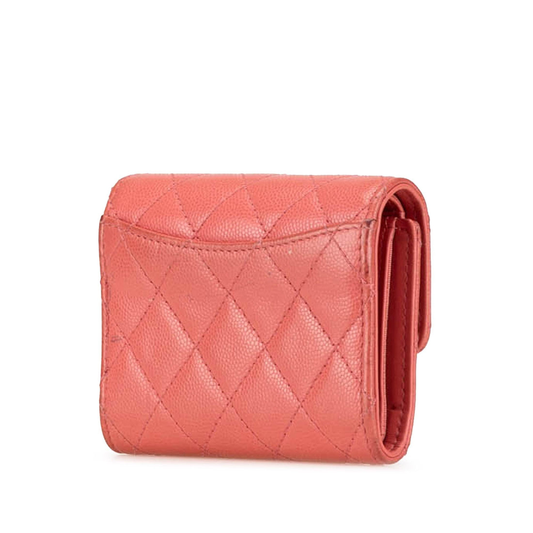 Top Quality Chanel CC Quilted Caviar Trifold Wallet (SHG-lt0Bpg)