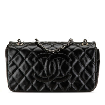 Top Quality Chanel CC Quilted Glazed Calfskin Flap (SHG-16f7wX)
