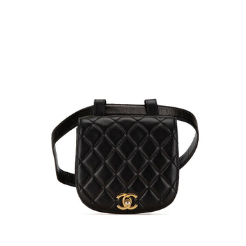 Top Quality Chanel CC Quilted Lambskin Belt Bag (SHG-GMYcCg)