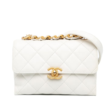 Top Quality Chanel CC Quilted Lambskin Flap (SHG-8guI4k)