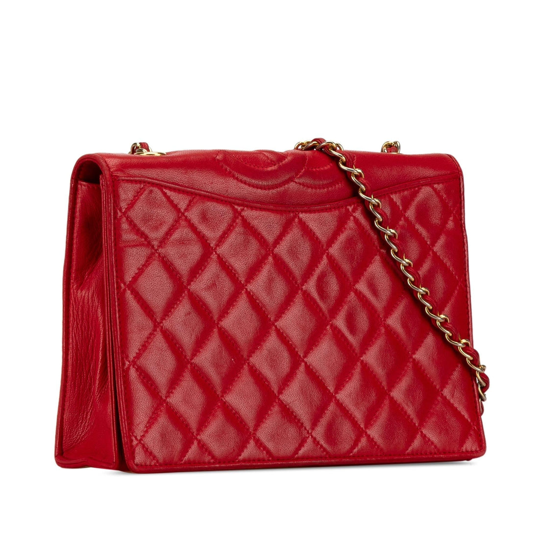 Top Quality Chanel CC Quilted Lambskin Full Flap (SHG-7wGs7j)