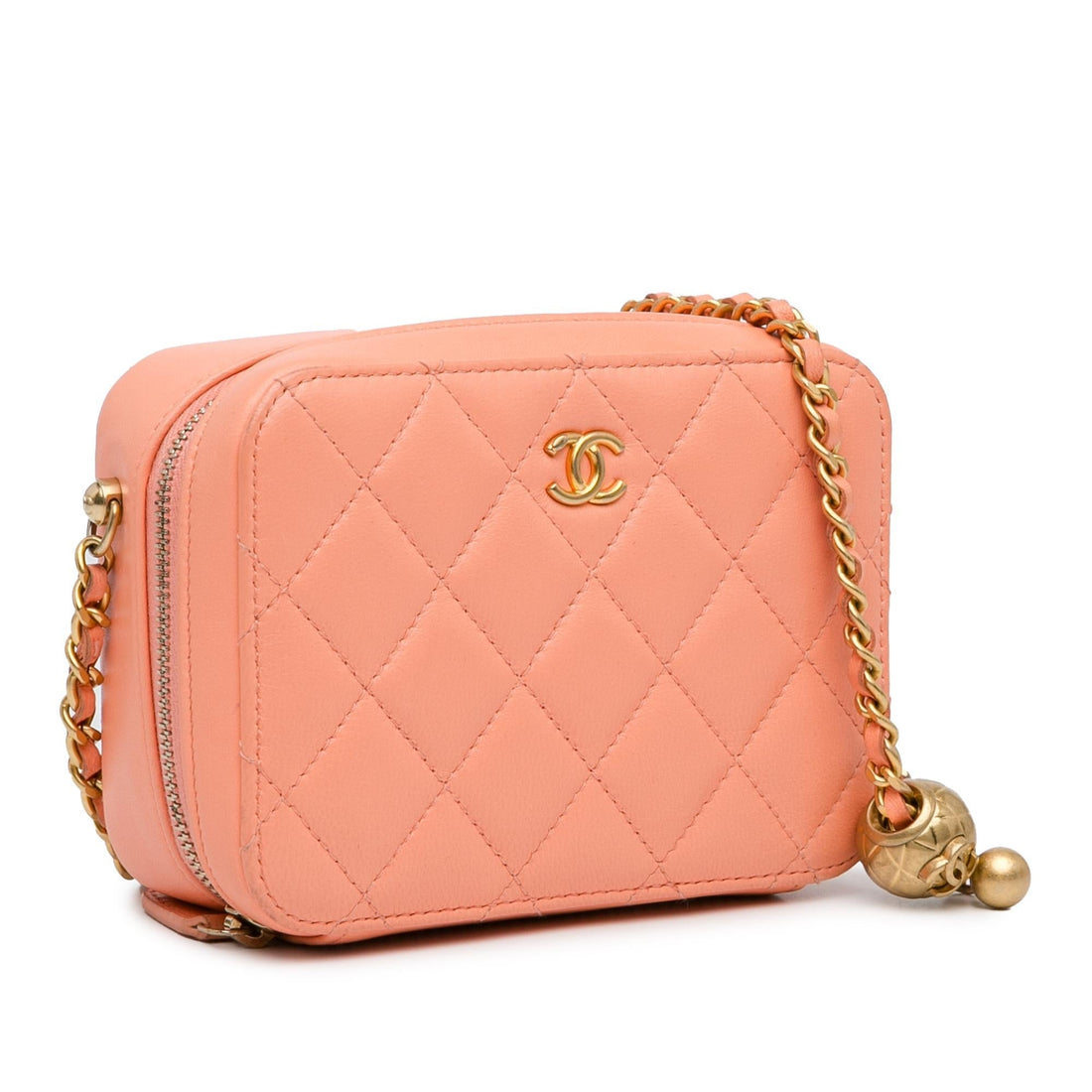 Top Quality Chanel CC Quilted Lambskin Pearl Crush Camera Bag (SHG-5B4yyg)