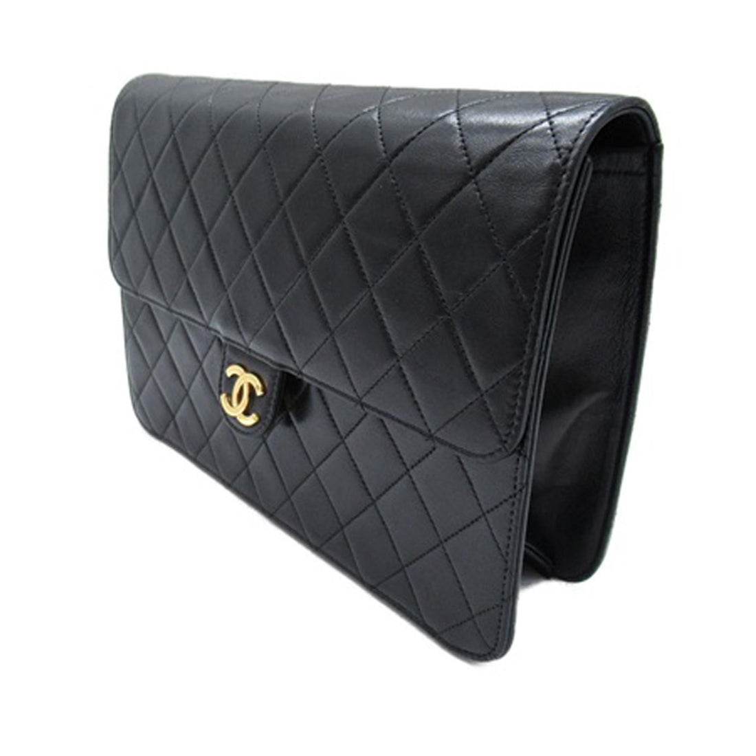 Top Quality Chanel CC Quilted Lambskin Single Flap (SHG-iO4bfz)