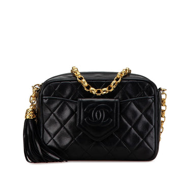 Top Quality Chanel CC Quilted Lambskin Tassel Camera Bag (SHG-d6zIzs)