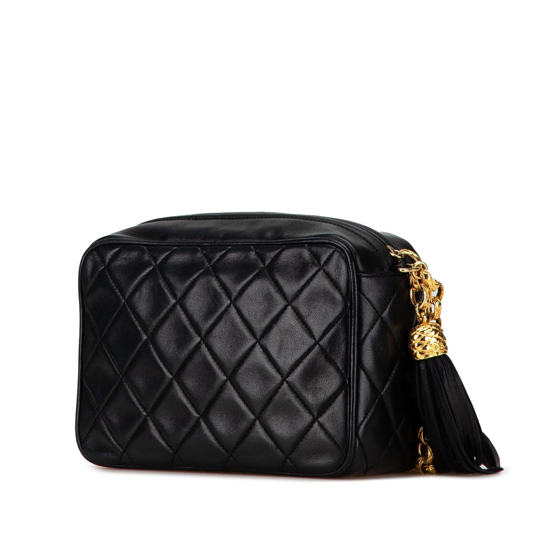 Top Quality Chanel CC Quilted Lambskin Tassel Camera Bag (SHG-d6zIzs)