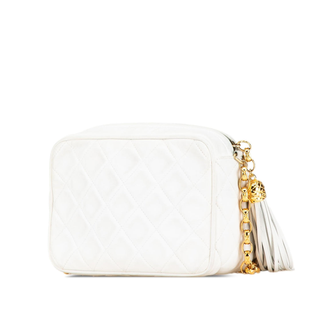 Top Quality Chanel CC Quilted Lambskin Tassel Camera Bag (SHG-nH5aRw)