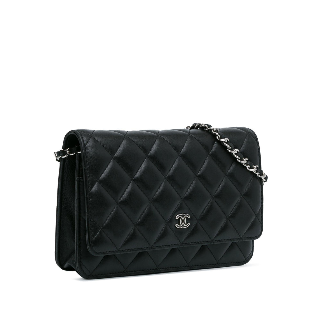Top Quality Chanel CC Quilted Lambskin Wallet On Chain (SHG-FJ9bzv)