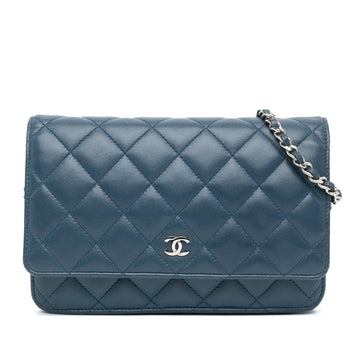 Top Quality Chanel CC Quilted Lambskin Wallet On Chain (SHG-xnrl3V)
