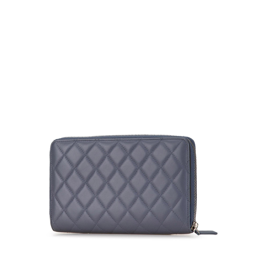 Top Quality Chanel CC Quilted Lambskin Zip Around Wallet (SHG-PSJD18)